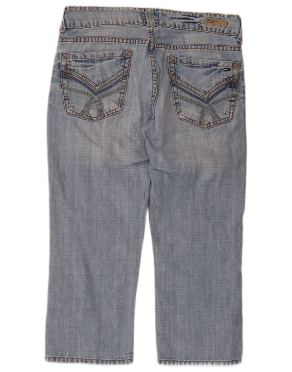 Blugi capri Tommy Hilfiger pentru femei W30 L21 bumbac albastru