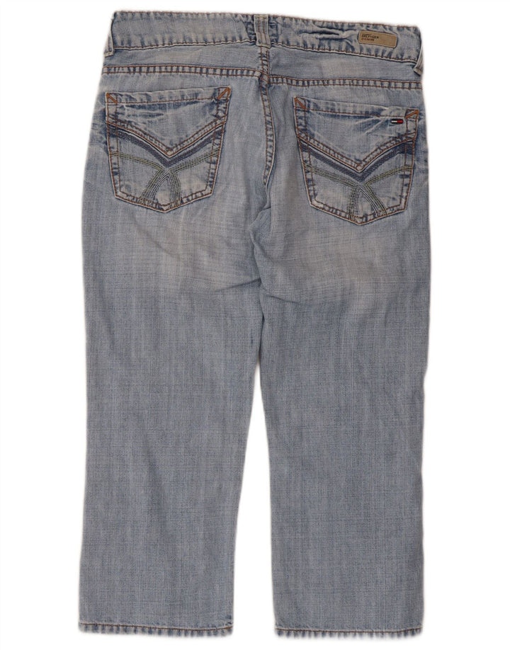 Blugi capri Tommy Hilfiger pentru femei W30 L21 bumbac albastru