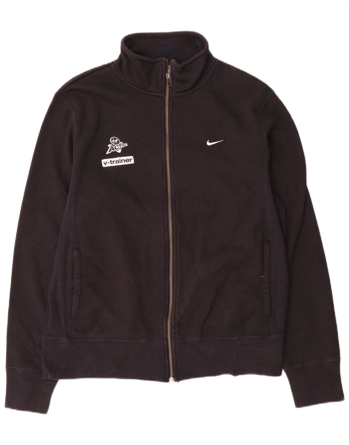 Jachetă de top pentru trening grafic Nike pentru bărbați UK 38/40, bumbac mediu negru