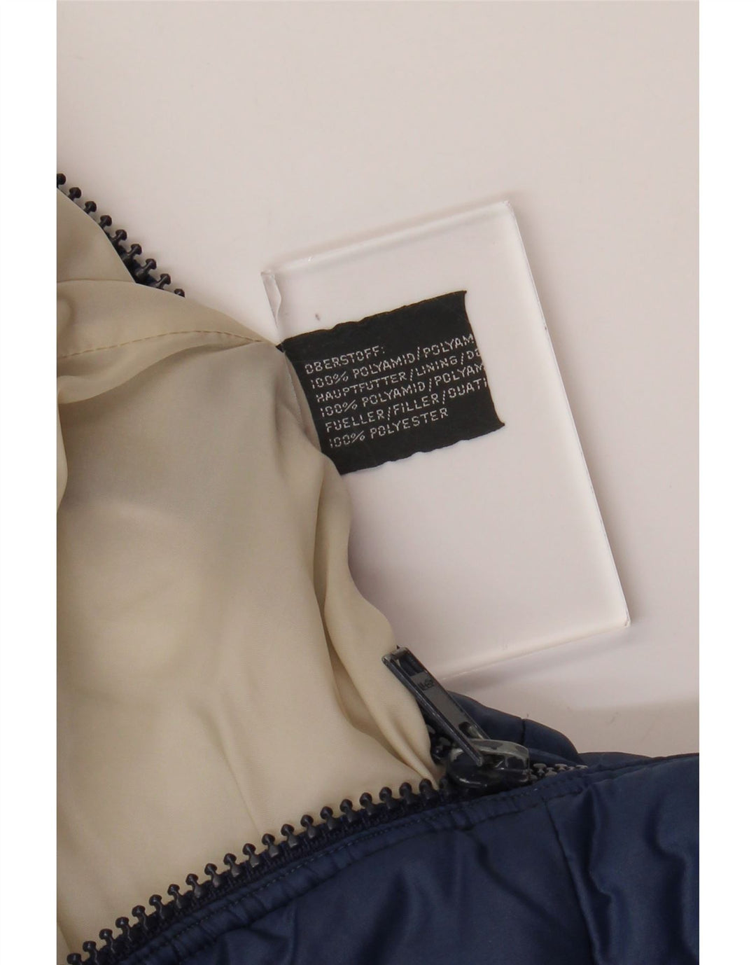 Jachetă de vânt pentru bărbați VINTAGE UK 38 Poliester mediu albastru bleumarin