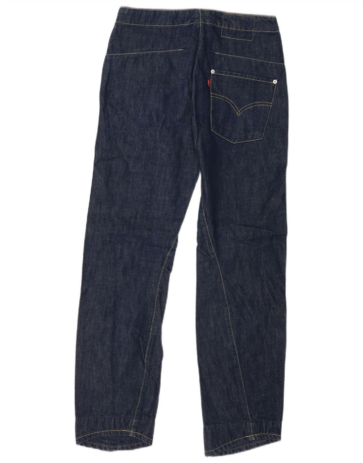Blugi drepti pentru bărbați Levi's W29 L32 Bumbac bleumarin