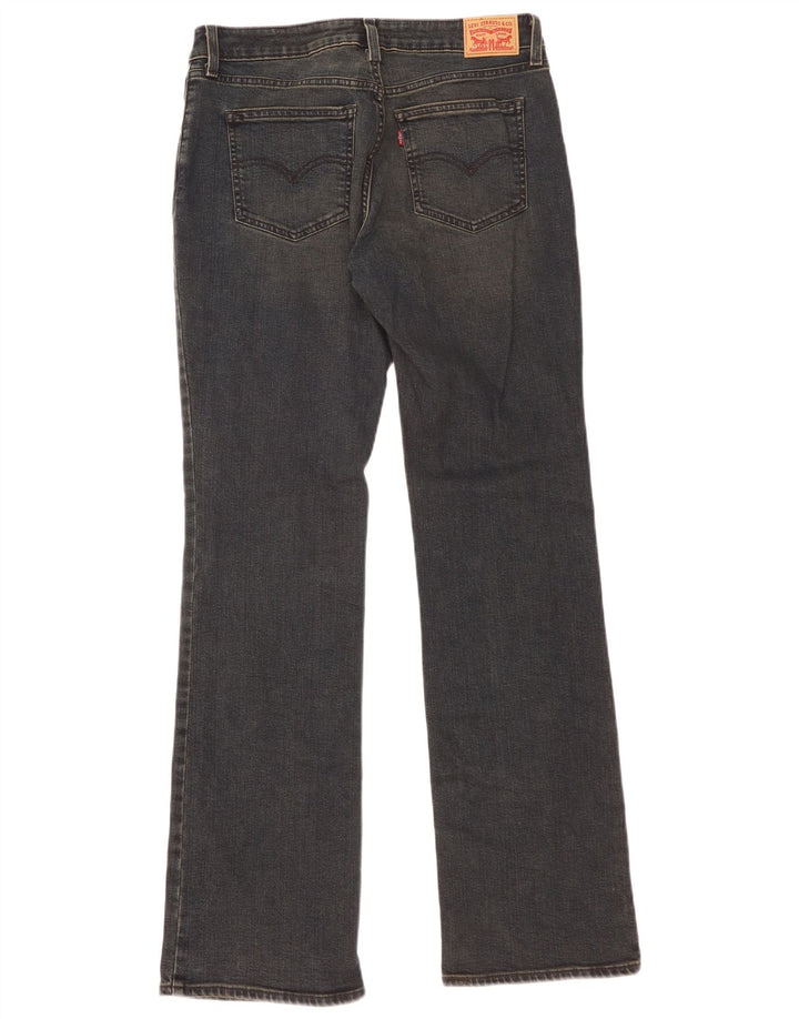 Blugi Levi's Super Low Bootcut W30 L34, bumbac negru