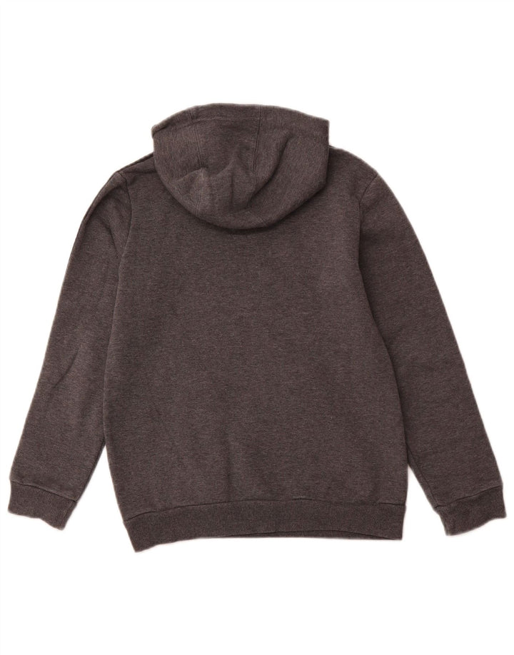 Pulover ADIDAS pentru băieți, cu glugă, 9-10 ani, gri bumbac