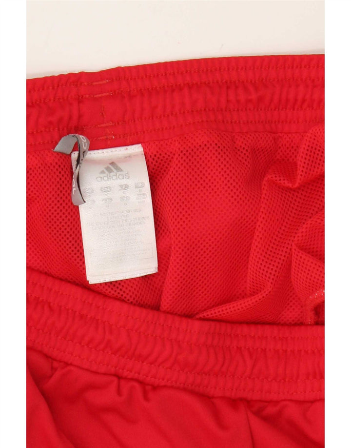 Pantaloni scurți sport pentru bărbați Adidas Climacool, poliester roșu mediu
