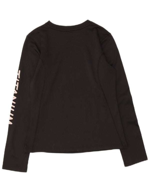 Columbia pentru femei Titanium Graphic Top cu mânecă lungă UK 10 Small Black