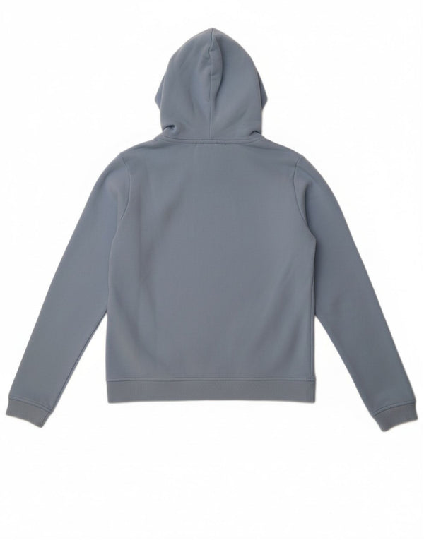 Pulover Fila pentru damă, cu fermoar și cu capota, UK 14, mare, albastru, bumbac