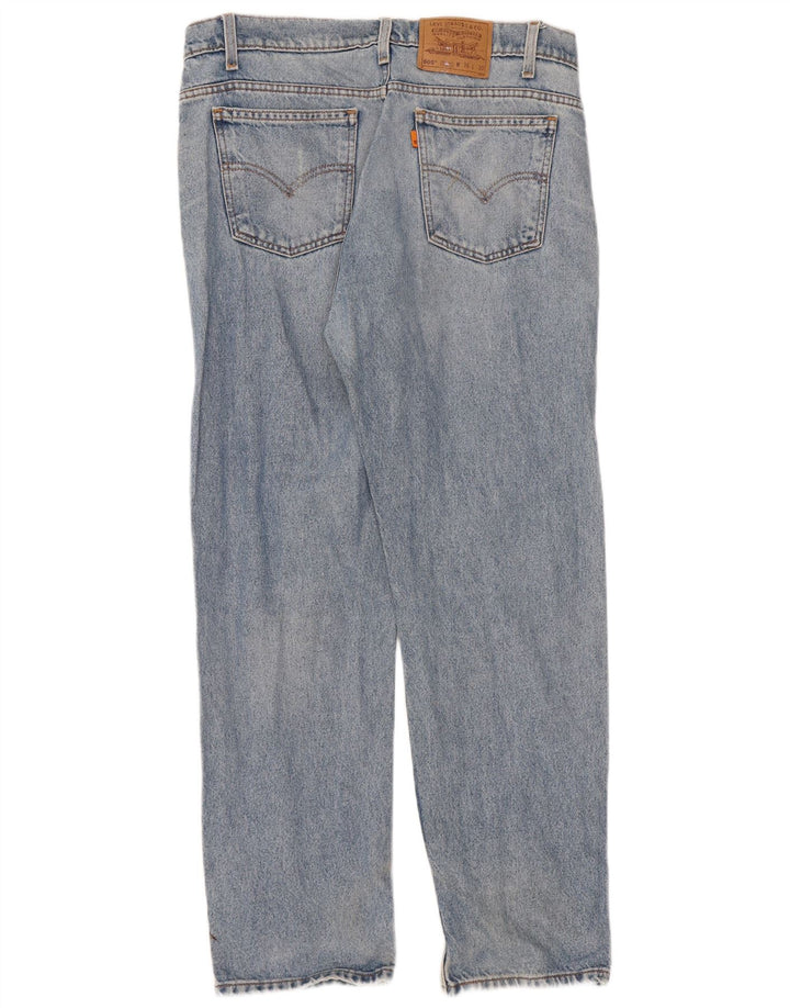 Blugi drepti pentru bărbați Levi's 505 W36 L30 Bumbac albastru