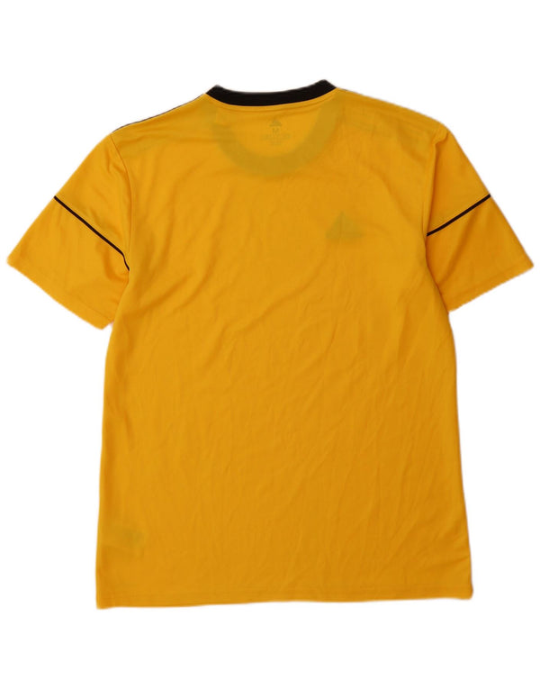 Tricou Adidas Climalite pentru bărbați Top Medium Galben Poliester