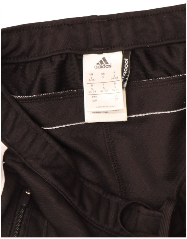 Pantaloni de trening Adidas Climacool pentru femei UK 8/10 Poliester negru mic