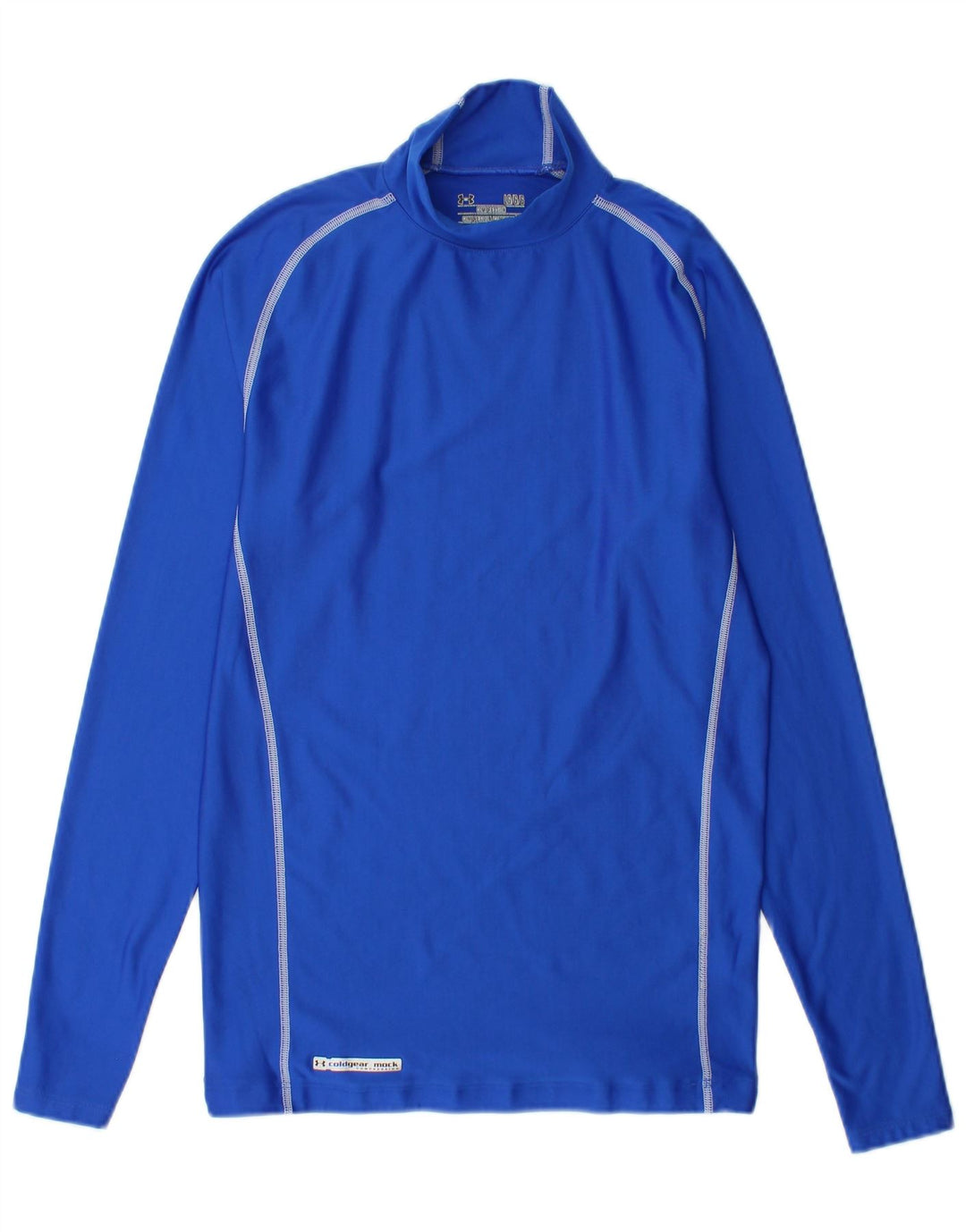 UNDER ARMOUR Cold Gear Top cu mânecă lungă pentru bărbați, mare, albastru, poliester