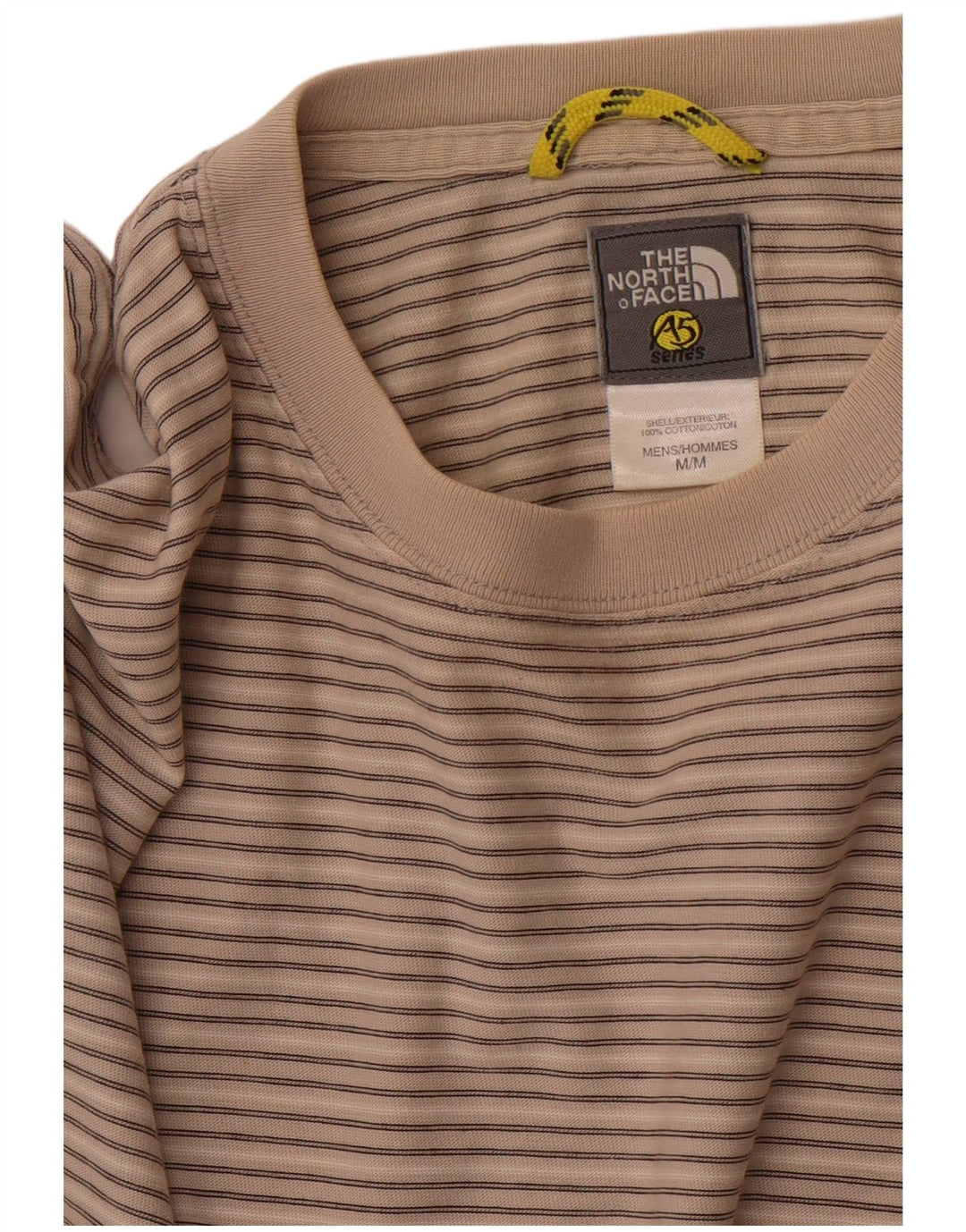 Tricou pentru bărbați THE NORTH FACE Top din bumbac cu dungi gri mediu