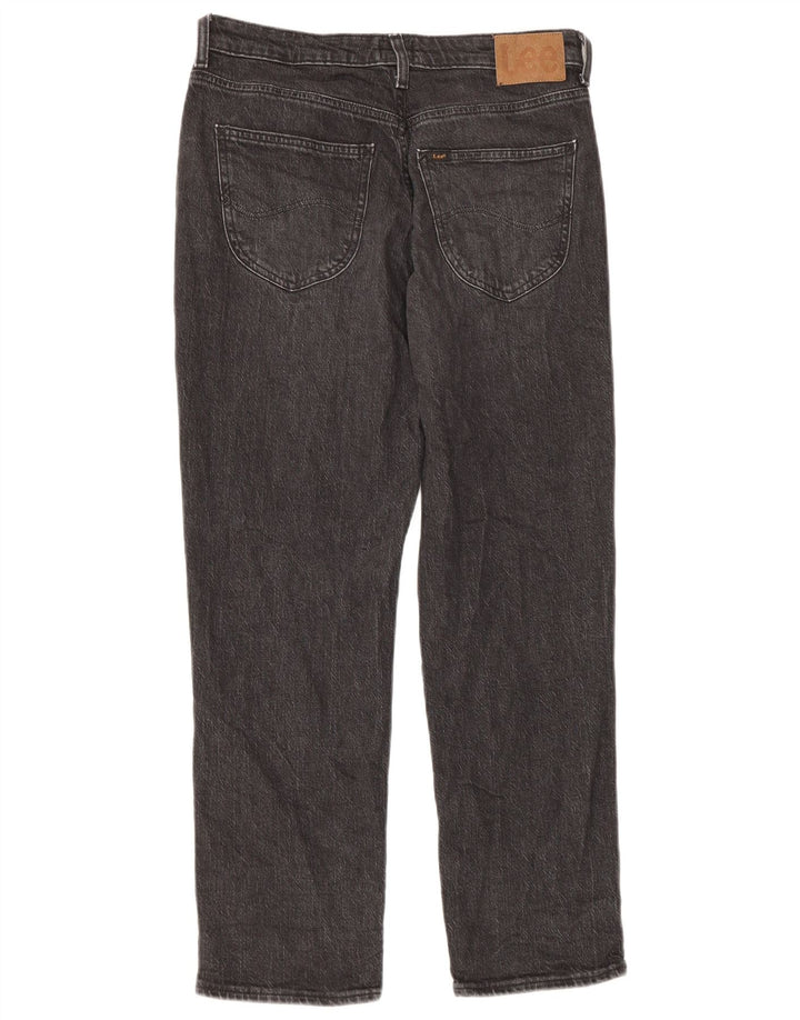Blugi drepti pentru femei Lee Carol W29 L26 bumbac gri