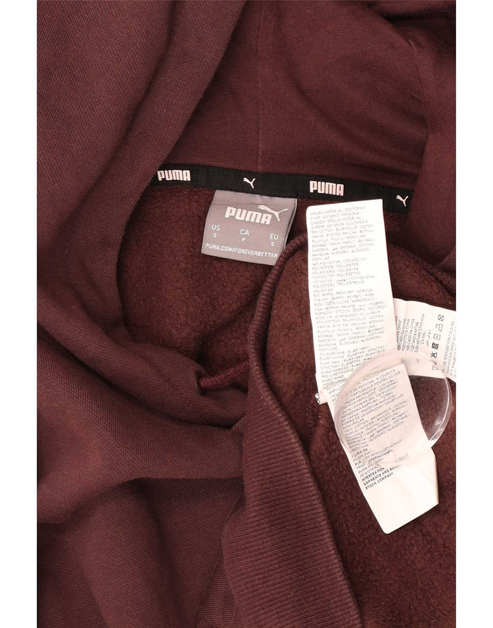 Pulover pentru bărbați Puma Graphic Hoodie Jumper mic, maro, bumbac