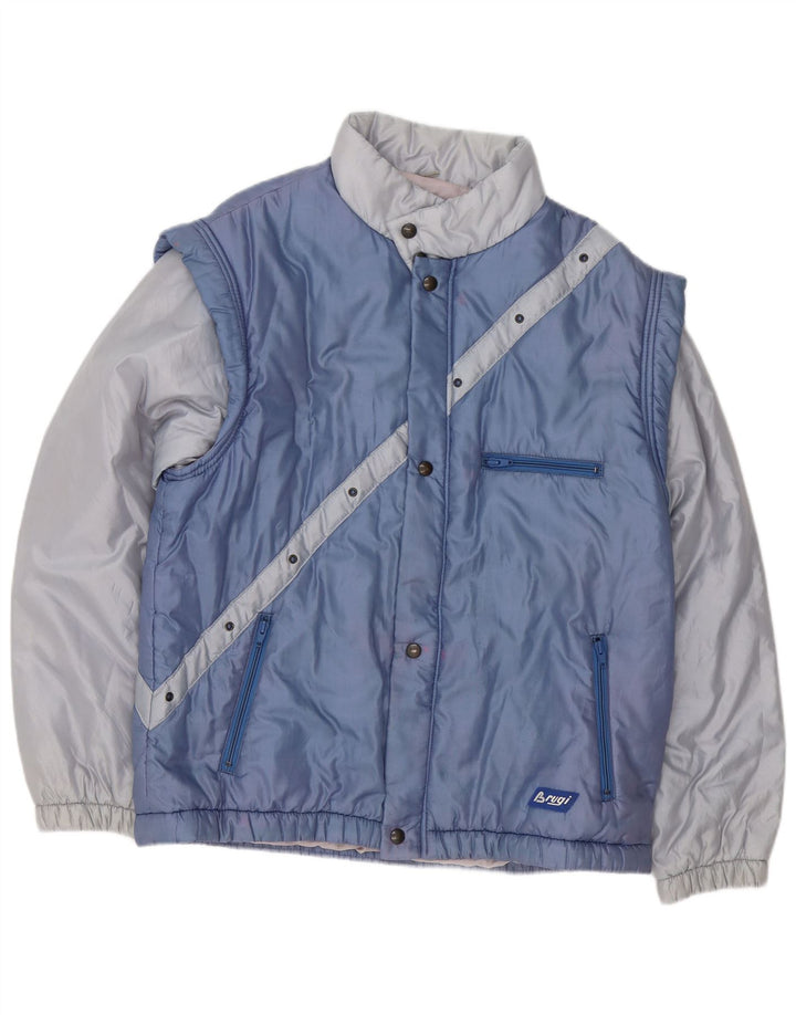 Jachetă de vânt pentru bărbați Brugi IT 52 XL, albastru, poliester color bloc