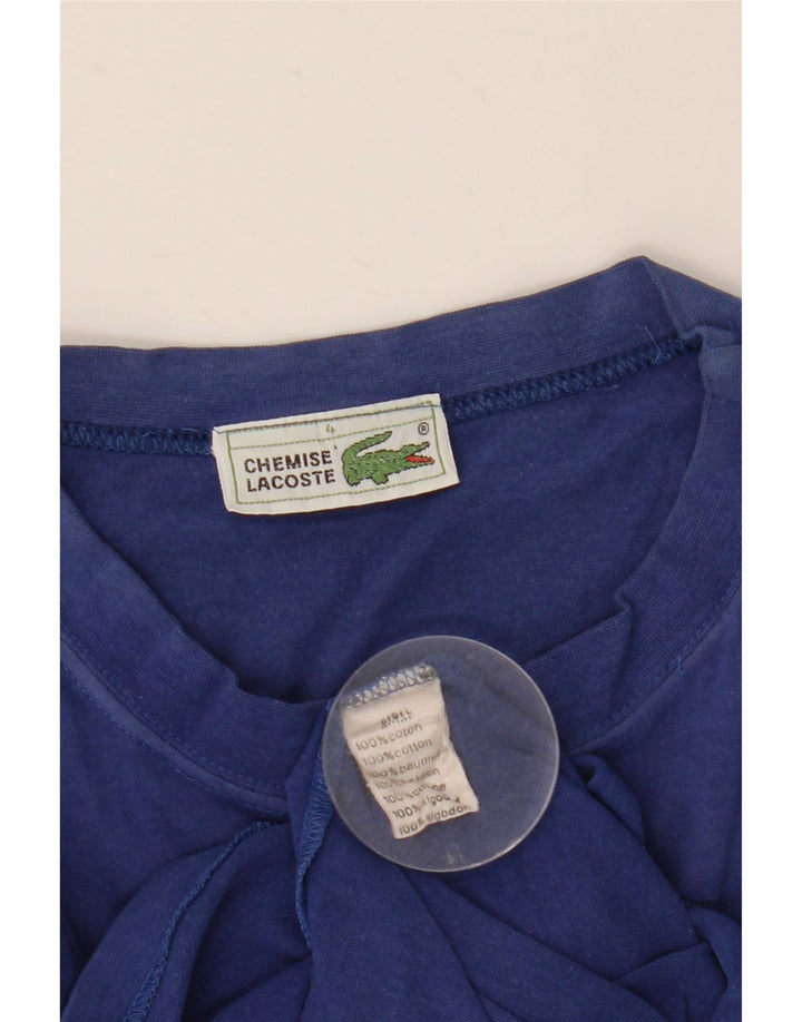 Tricou Lacoste Bărbați Top Marimea 4 Bumbac Albastru Mediu