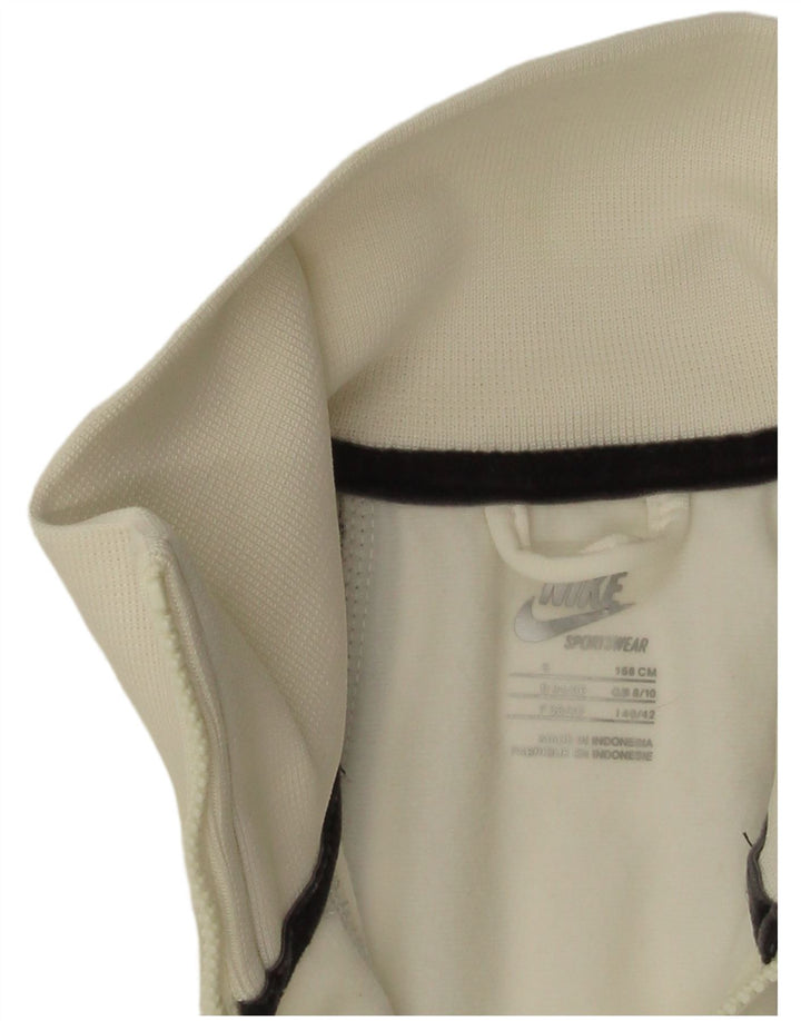 Jachetă de trening pentru femei Nike UK 8/10 Poliester alb mic