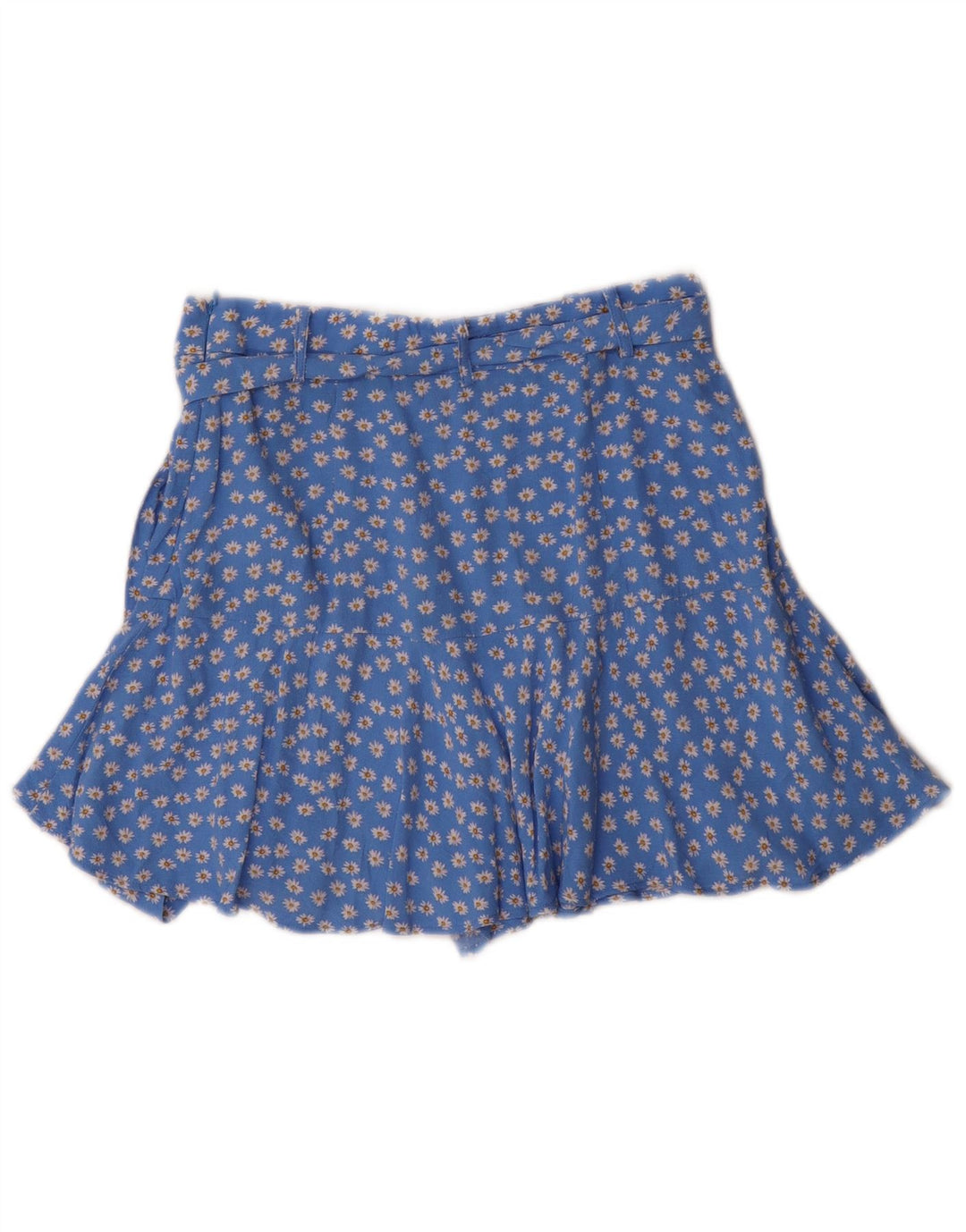 Fusta pentru femei Zara UK 12 Medium Blue Floral