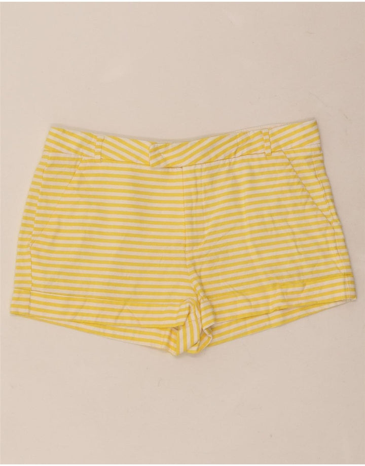 Pantaloni caldi pentru femei Zara mici W26 Viscoză cu dungi galbene