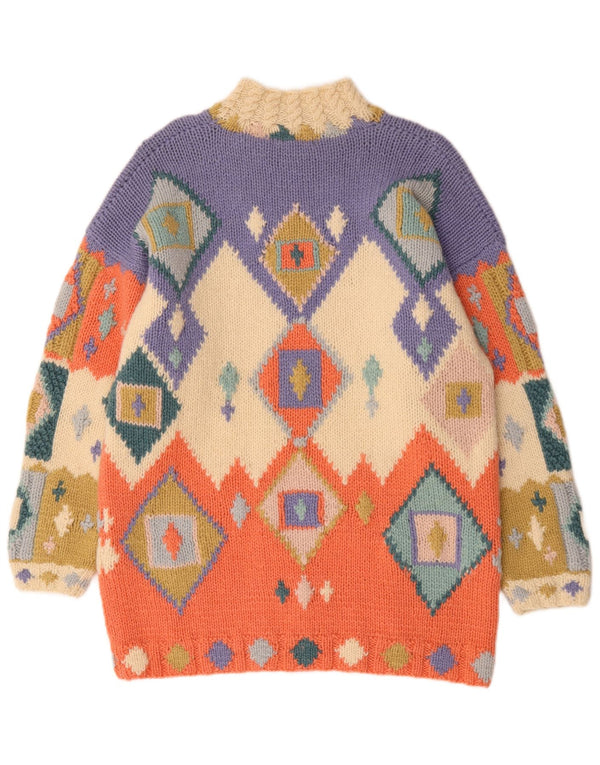 Pulover Paco pentru femei cu paragate cu gât țestoasă, UK 10, mic, multicolor, N
