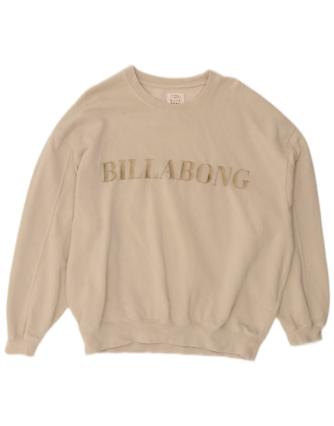Pulover oversized pentru femei Billabong UK 12 Bumbac alb mediu mediu