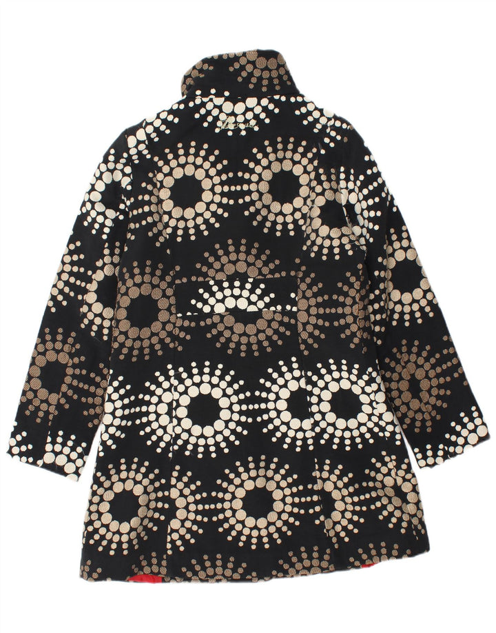 Palton pentru femei Desigual EU 42 mare, negru, acrilic floral
