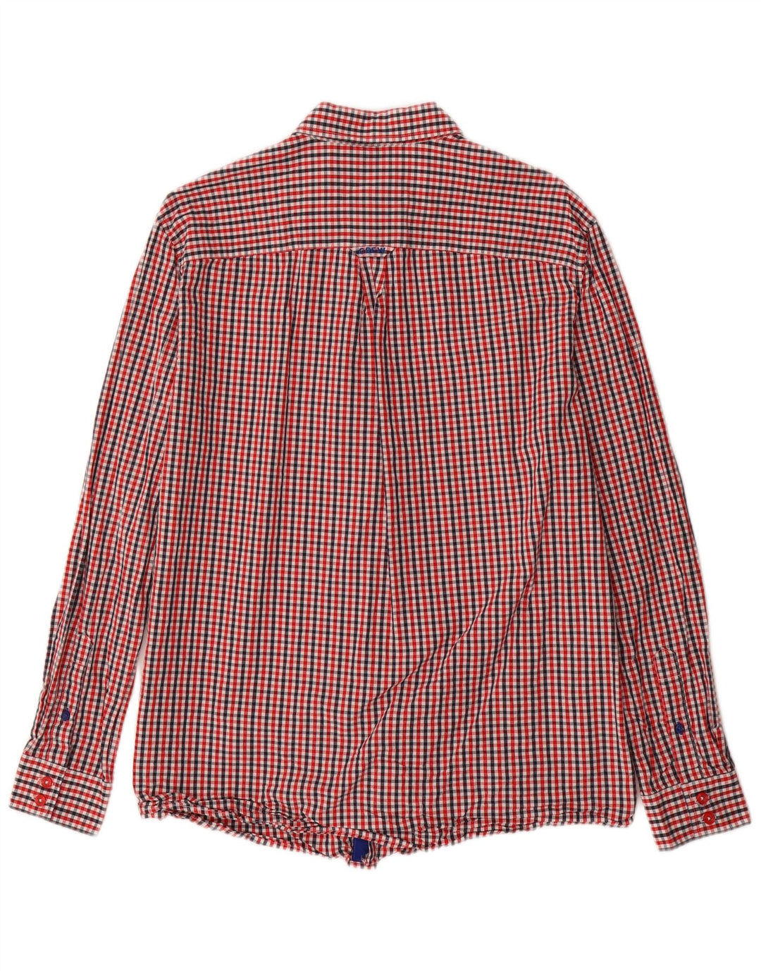 Crew Clothing Cămașă clasică pentru bărbați, mare, roșu, bumbac