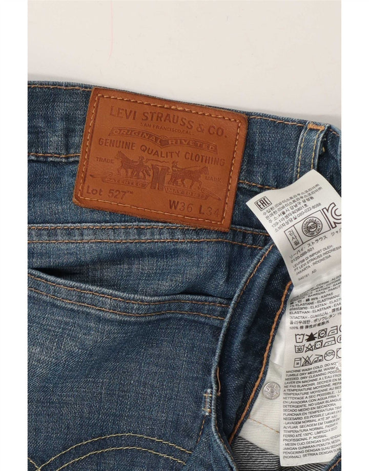 Blugi Levi's 527 Bootcut W36 L30 Bumbac albastru