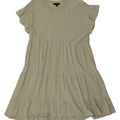 J. CREW Womens A-Line Dress UK 14 Medium Green Cotton Vintage J. Crew and Second-Hand J. Crew from Messina Hembry 