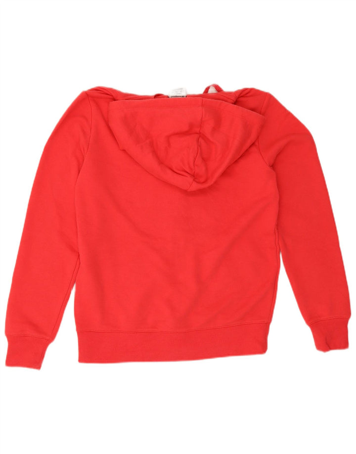 Pulover pentru femei Champion, supradimensionat, cu fermoar, UK 10, bumbac roz mic