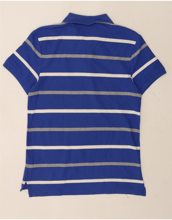 Tricou polo NIKE pentru bărbați, bumbac cu dungi albastre mari