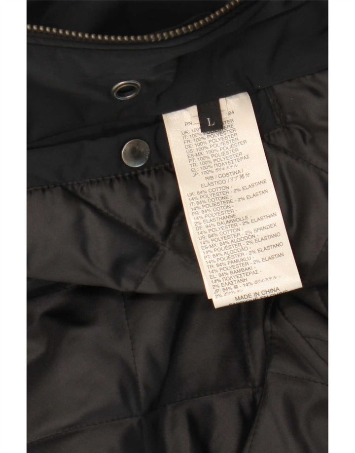 Jachetă parka pentru femei Diesel UK 16, mare, negru, poliester
