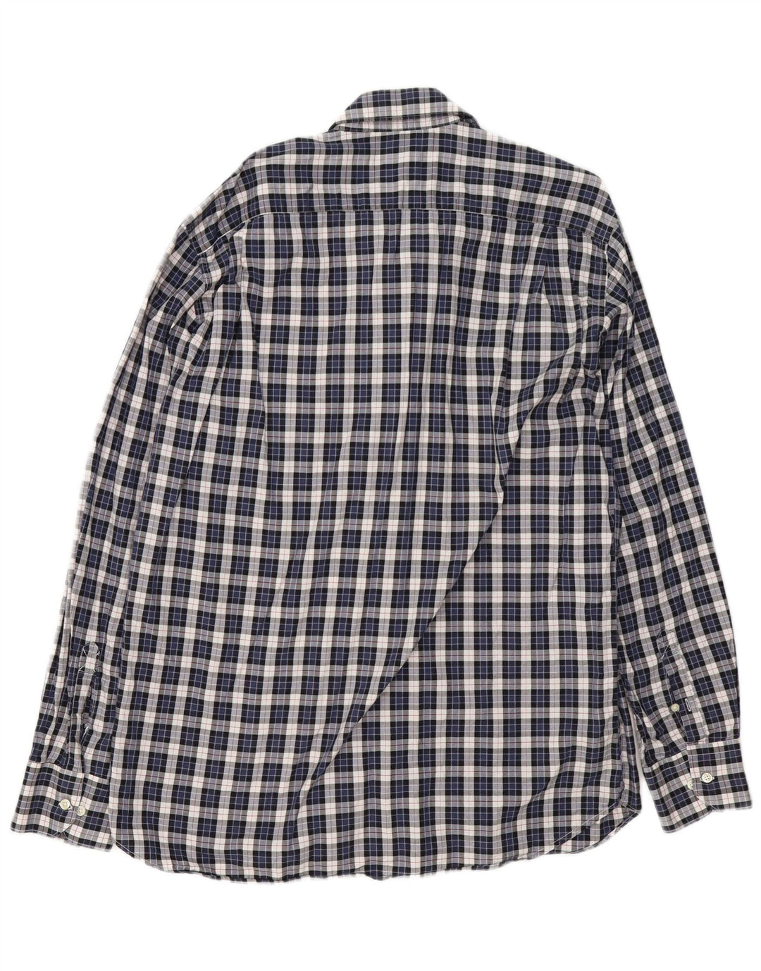 Cămașă de flanel pentru bărbați Barbour XL, bumbac cu carouri bleumarin