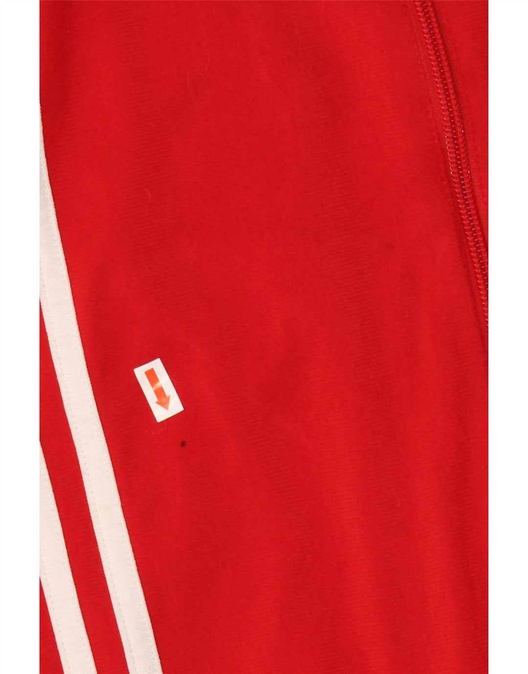 Jachetă de trening pentru bărbați ADIDAS UK 40/42 Poliester color bloc roșu mediu