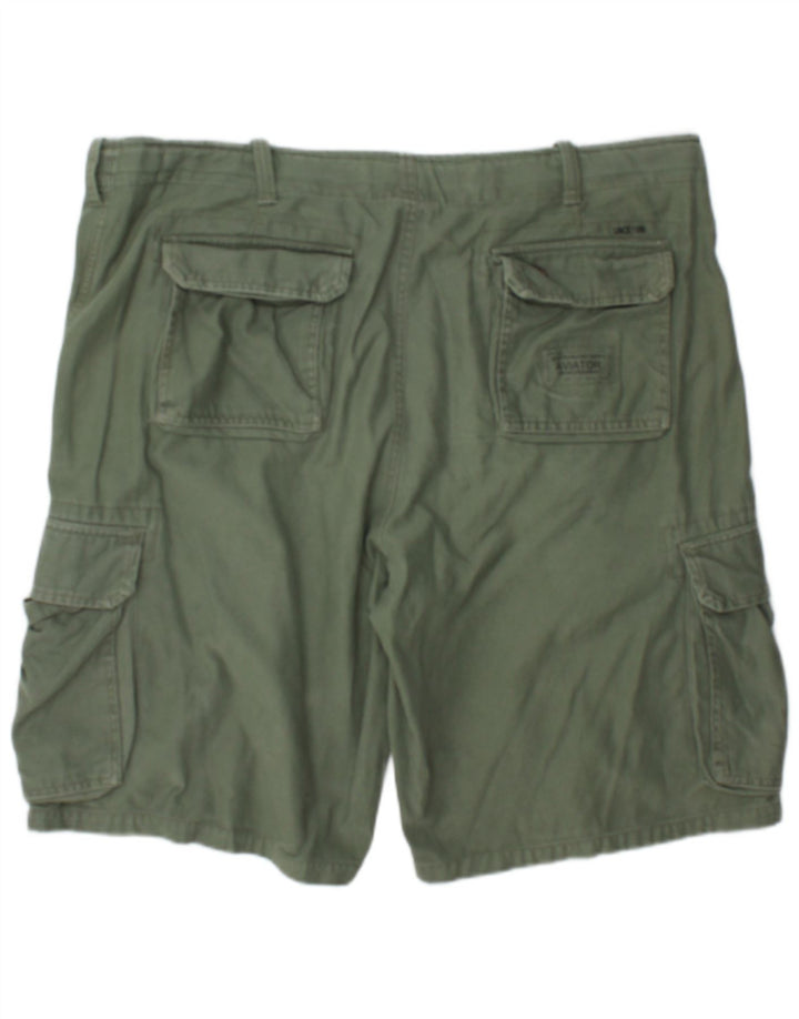 Pantaloni scurți cargo pentru bărbați Mil-Tec 2XL W42 bumbac verde