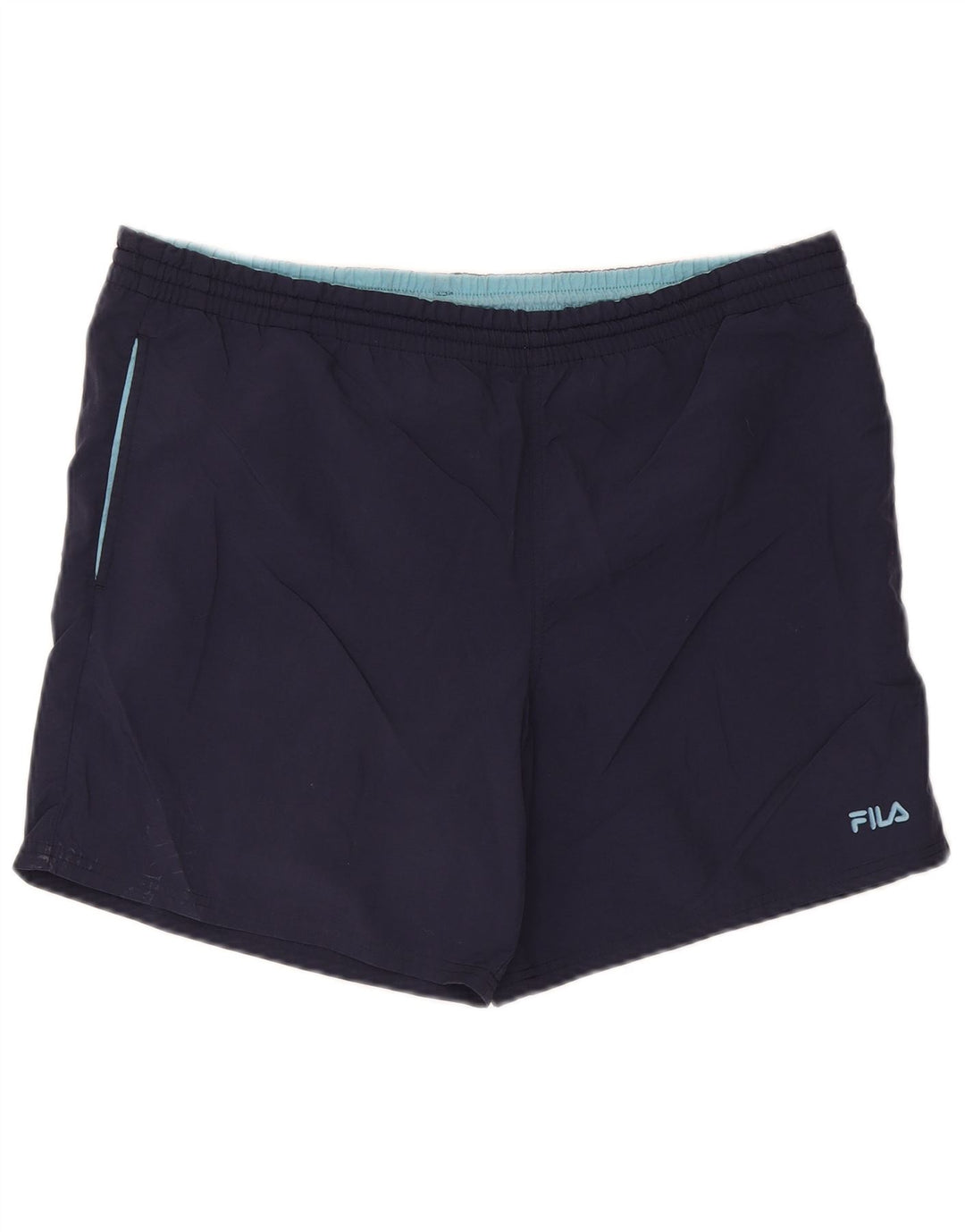 Pantaloni scurți sport Fila pentru bărbați, mari, bleumarin, poliester