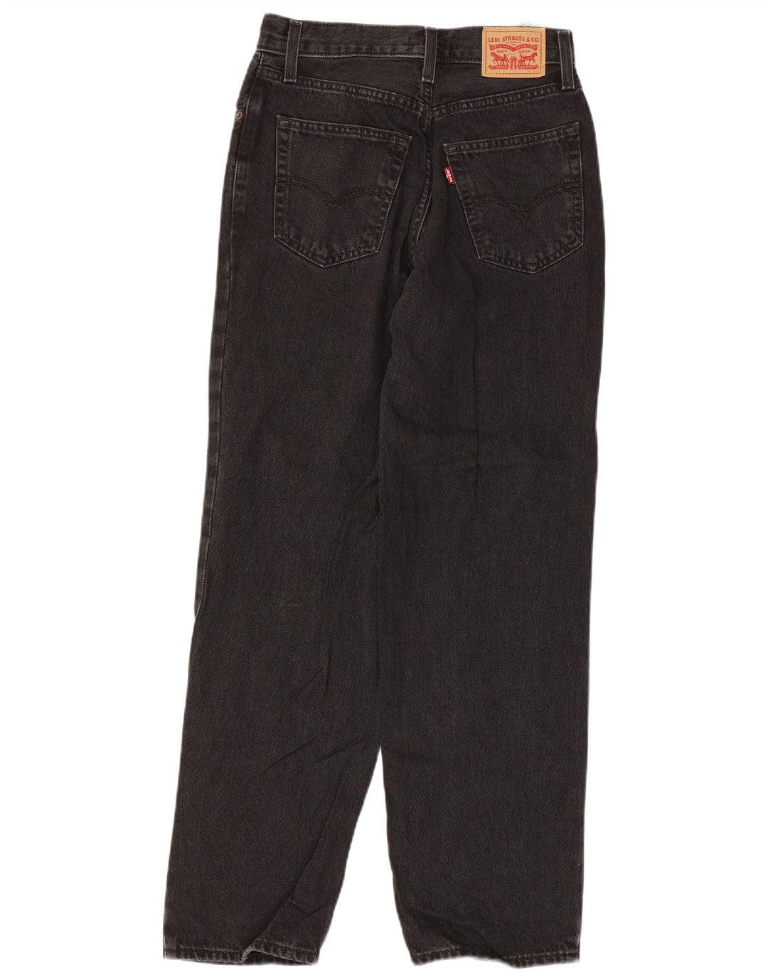 Blugi largi pentru femei Levi's L24 L31 bumbac negru