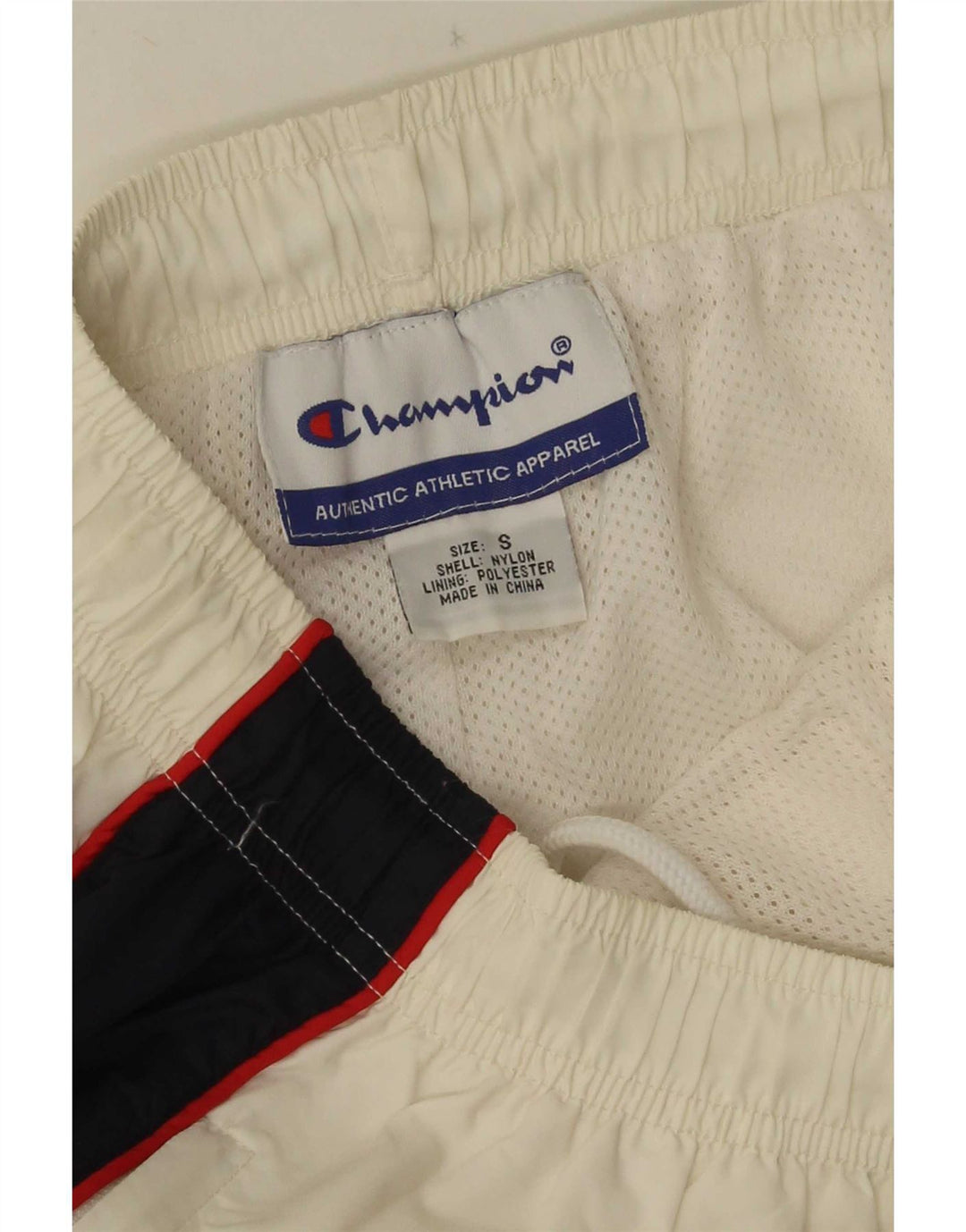 Pantaloni de trening Capri pentru bărbați Champion, alb, nailon color bloc