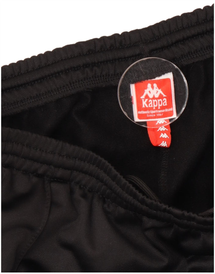 Pantaloni de trening cu grafică pentru bărbați Kappa, negru mediu