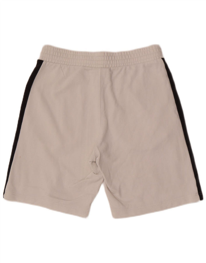 Pantaloni scurți sport Champion pentru bărbați, bumbac color bloc alb mici