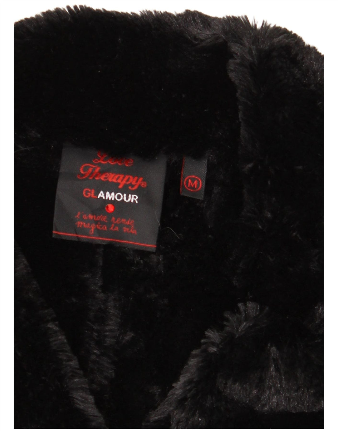 Pardesiu vintage pentru femei Sherpa UK 12 Medium Black