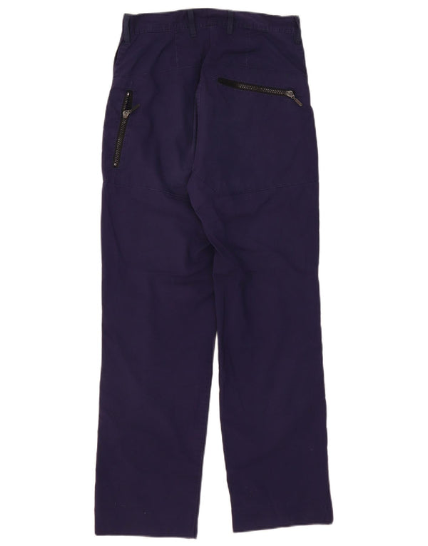 Pantaloni cargo drepți Rohan pentru femei cu talie înaltă L28 L28 poliester bleumarin