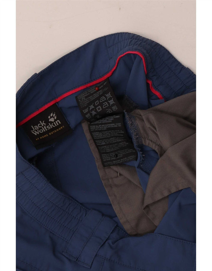 Pantaloni scurti chino Jack Wolfskin pentru femei UK 12 Medium W32 Poliamidă albastră