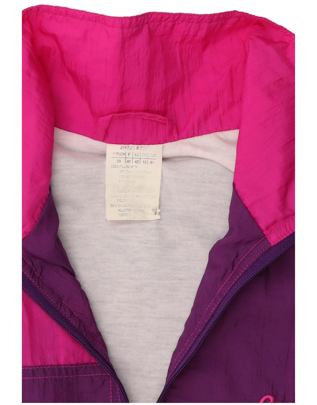 Trening Vintage pentru femei UK 12 Medium Purple Colorblock Poliamidă