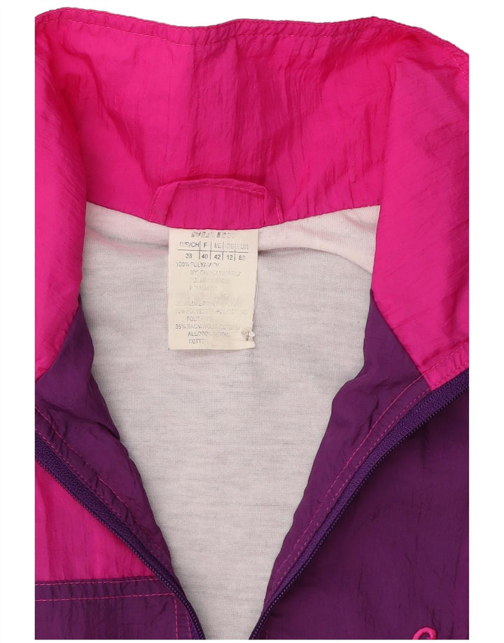 Trening Vintage pentru femei UK 12 Medium Purple Colorblock Poliamidă