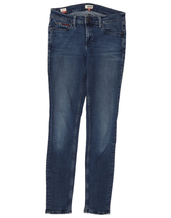 Blugi skinny Tommy Hilfiger pentru femei Nora cu talie medie W28 L30 bumbac albastru