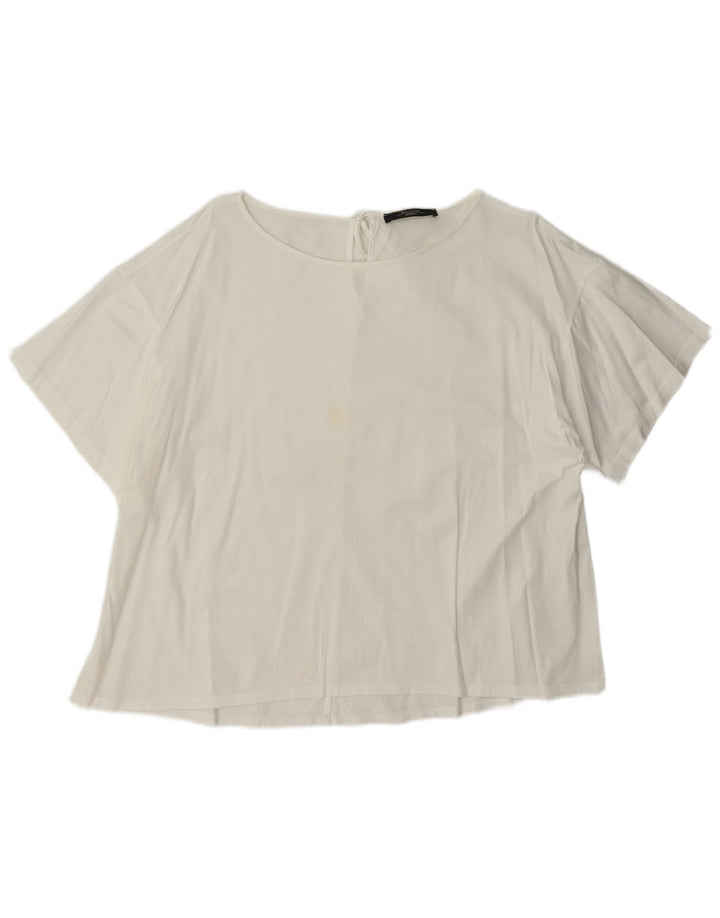 Bluză de weekend pentru femei Max Mara UK 18 XL Alb