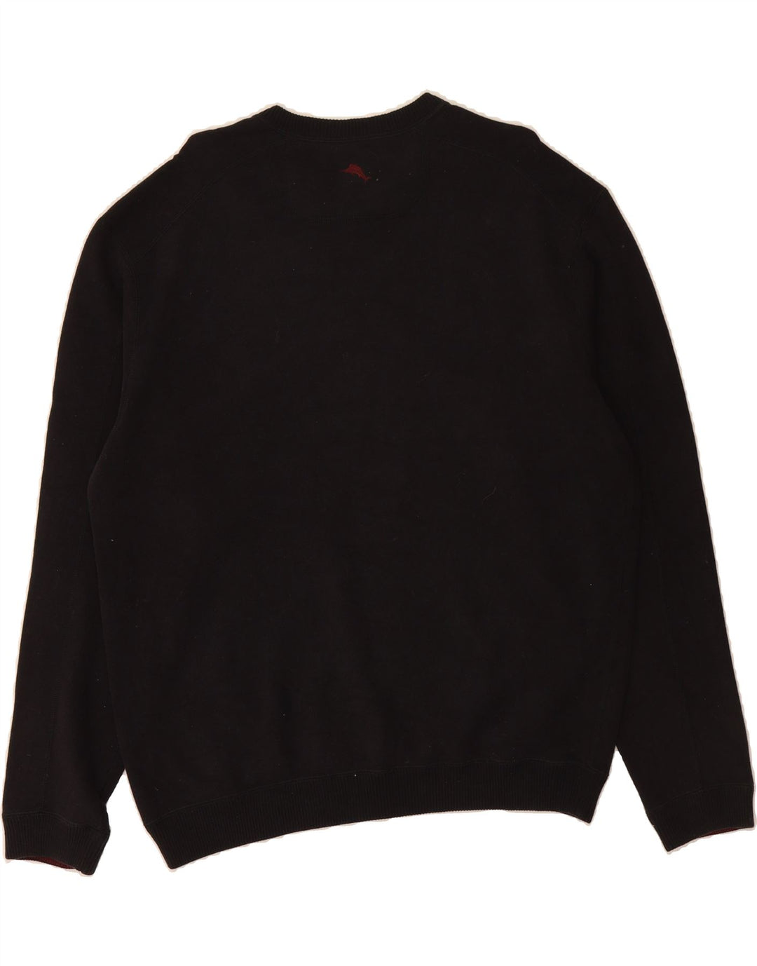 TOMMY BAHAMA Mens V-Neck Jumper Sweater Large Black Vintage Tommy Bahama and Second-Hand Tommy Bahama from Messina Hembry 