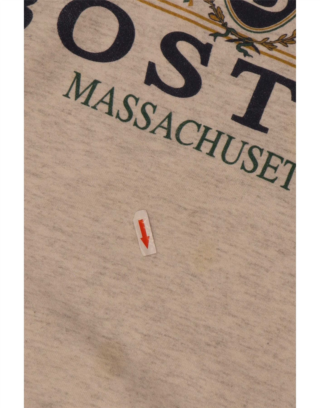 Hanorac grafic Boston pentru bărbați Jumper XL bumbac gri