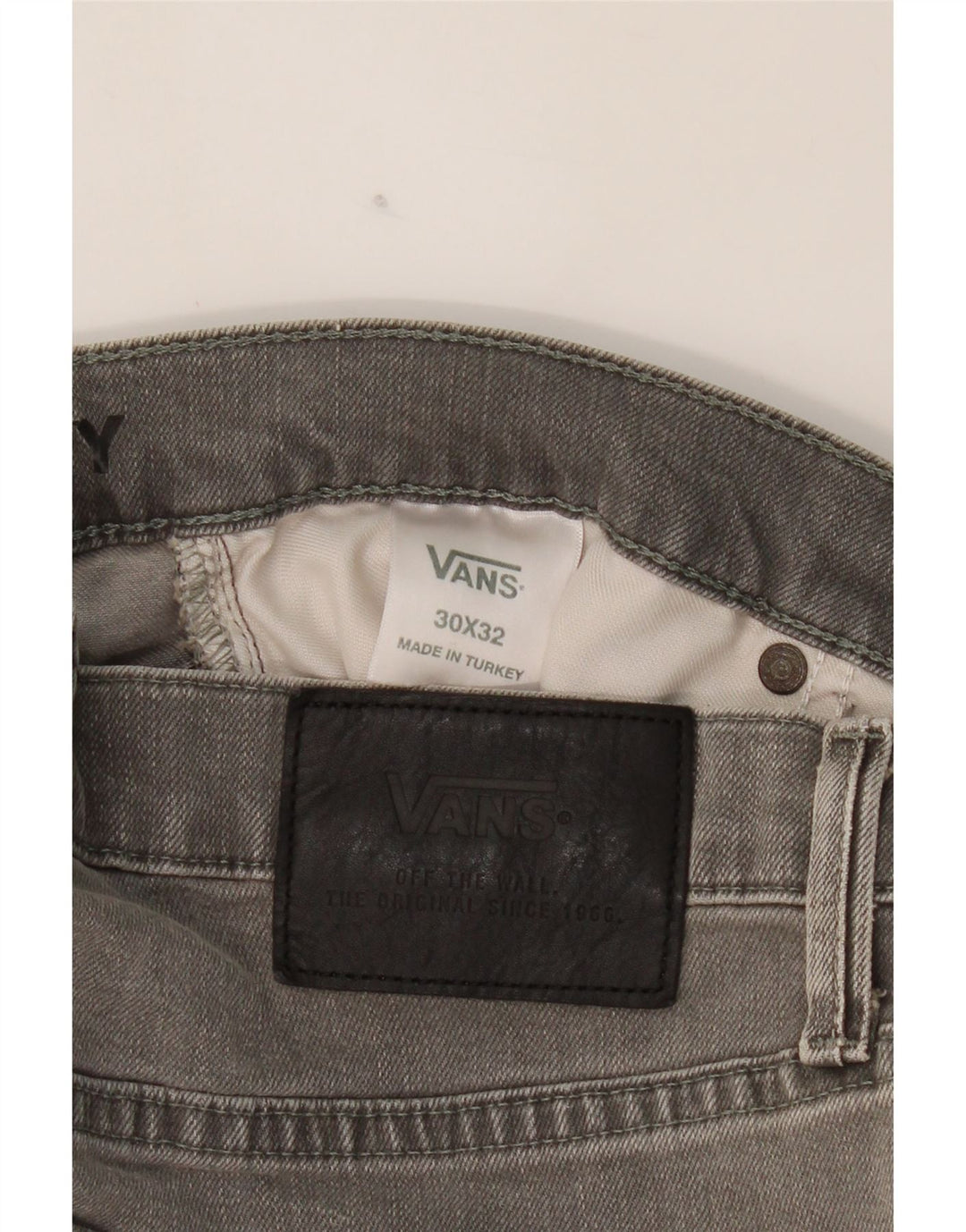 VANS Womens Skinny Jeans W30 L32 Grey Cotton Vintage Vans and Second-Hand Vans from Messina Hembry 