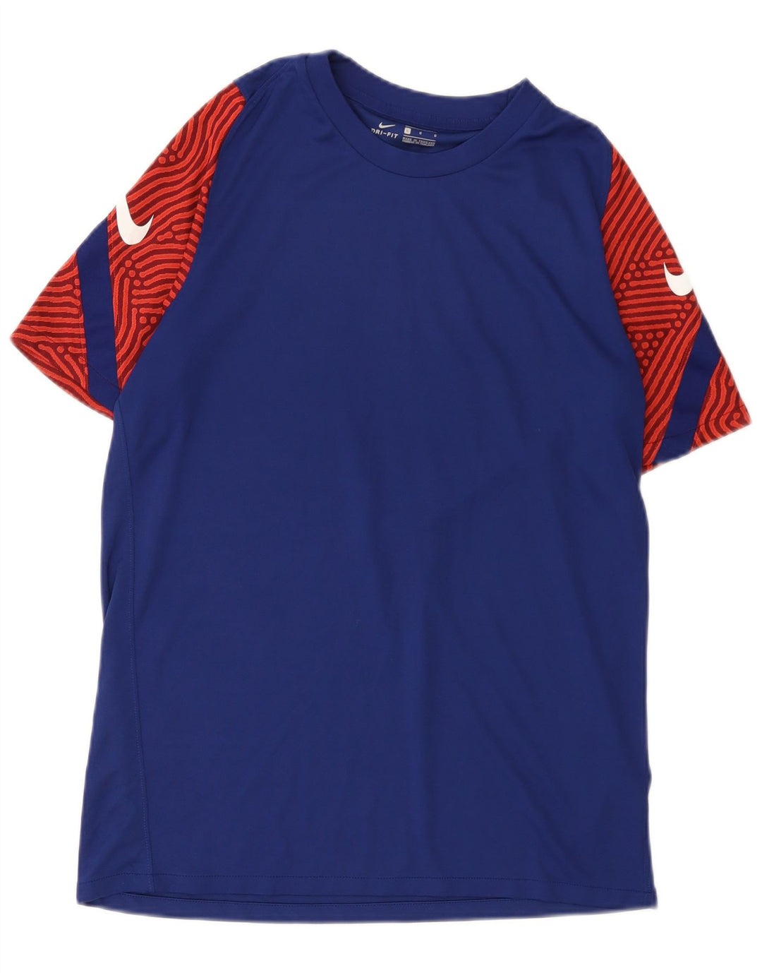 Tricou grafic Nike Dri Fit pentru bărbați Top mare albastru colorblock